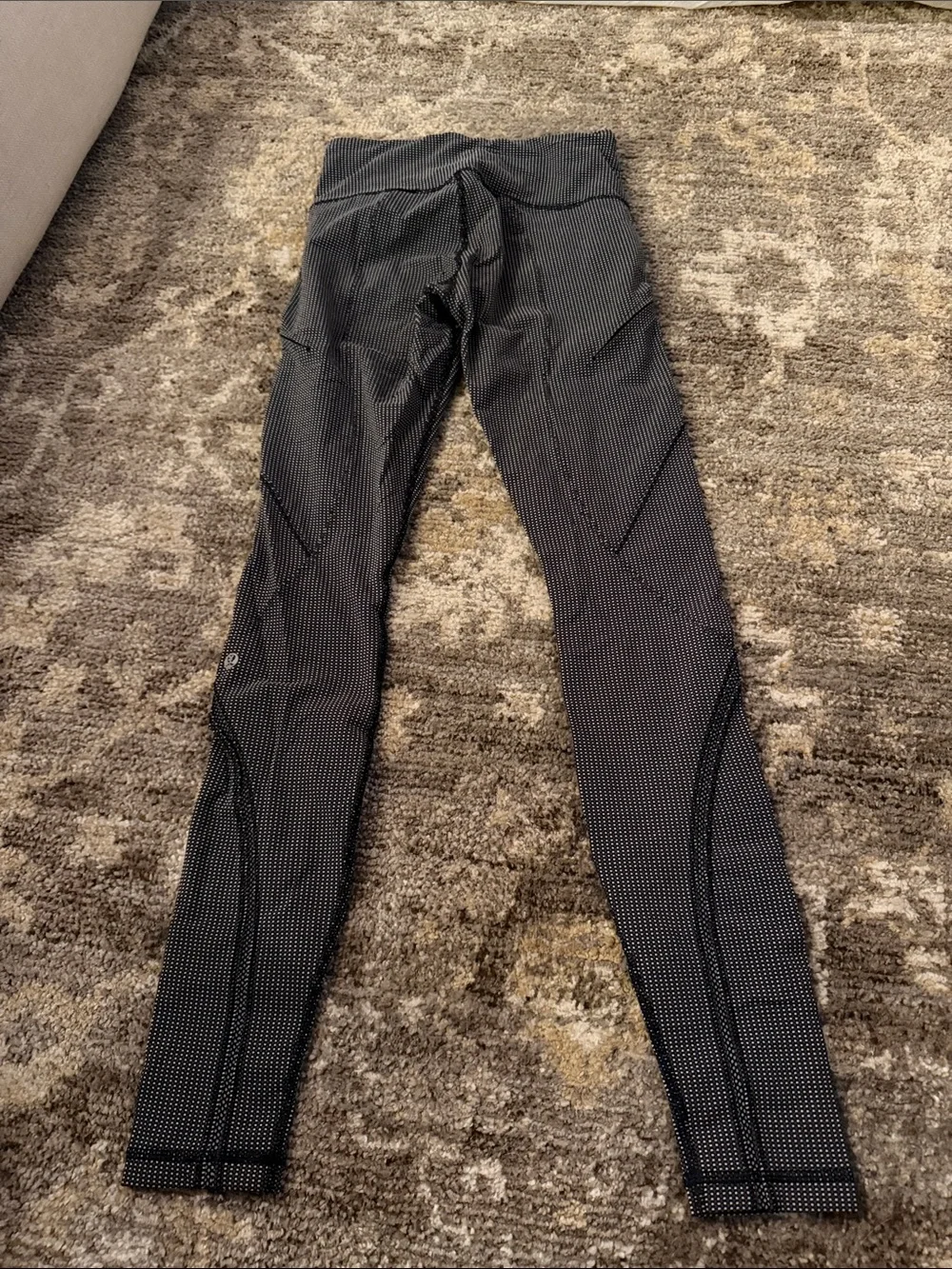lululemon athletica Black Microdot Leggings